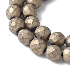 Гальванические нити из синтетических немагнитных гематитовых бусин&nbsp;G-S382-01G