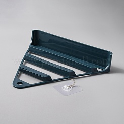 Треугольная пластиковая рамка для ювелирных изделий&nbsp;ODIS-WH0001-32A