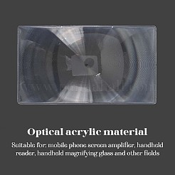 Увеличительное стекло Френеля с акриловой линзой&nbsp;DIY-SP0004-51A