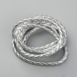 Geflochtene pu Lederschnüre&nbsp;LS-WL-WH0005-002C