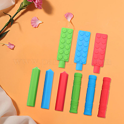 9 шт. 9 стиля силиконовых колпачков для карандашей&nbsp;AJEW-GF0011-96