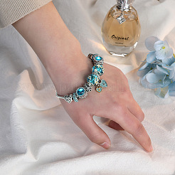 Браслеты из европейского стиля из цинкового сплава&nbsp;FS-WG01BDE-01