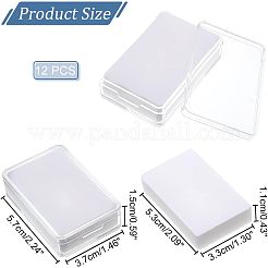 Scatole di visualizzazione diamantate sciolte acriliche trasparenti&nbsp;CON-WH0087-53B