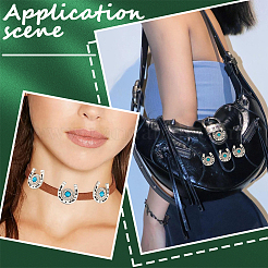 12 комплект заклепок-монет из цинкового сплава и смолы&nbsp;FIND-CP0003-39A