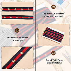 Хлопковая лента «елочка»&nbsp;SRIB-WH0011-067A