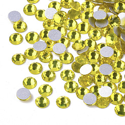 Cabochons de strass dos plat en verre&nbsp;RGLA-S002-20SS-33