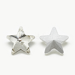Torna a punta cabochon strass vetro&nbsp;RGLA-T085-8mm-01