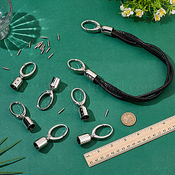 8 шт. наконечники для шнура из цинкового сплава&nbsp;FIND-AR0006-64S