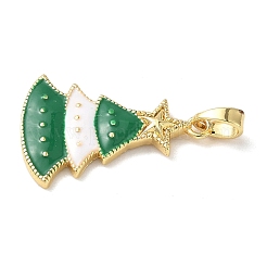 Рождественские латунные эмалевые подвески&nbsp;LS-KK-K305-08E-G