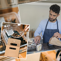 Подарочная коробка для крафт-бумаги&nbsp;LS-CON-WH0087-90A