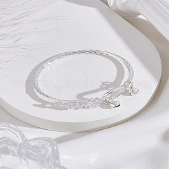 1шт. браслеты-манжеты из цветочного сплава для женщин&nbsp;BJEW-LP0003-43