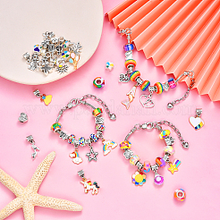 Наборы для изготовления европейских браслетов своими руками&nbsp;DIY-YWC0006-03A