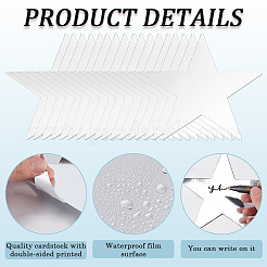 Wandaufkleber mit Papierglitzersternen&nbsp;FIND-WH20023-006B