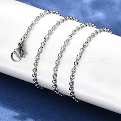 Изготовление ожерелий из цепей из нержавеющей стали 304&nbsp;X-STAS-P045-01P