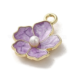 Fiori pendenti dello smalto della lega&nbsp;LS-ENAM-A007-01KCG-02