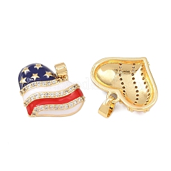 Латунные микро проложить кубического циркония подвески&nbsp;KK-C248-11A-G