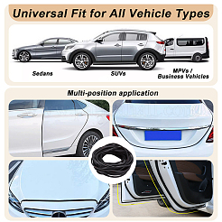 10м ПВХ молдинг для салона автомобиля&nbsp;AJEW-WH0609-403B