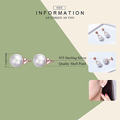 925 orecchini in argento sterling&nbsp;HJEW-FF0012-29