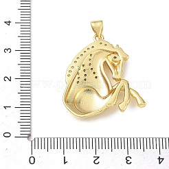 Messing micro pave klare zirkonia anhänger&nbsp;KK-A303-05K-G