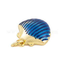 Подвески из латуни с эмалью в стойку&nbsp;KK-P269-09G-02