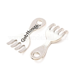 Pendentifs en alliage de style tibétain&nbsp;AL-CBA5212-11AS