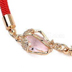12 pz 12 colori braccialetti in poliestere&nbsp;BJEW-P340-07G