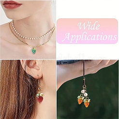 5pcs pendentifs au chalumeau faits à la main&nbsp;PALLOY-YW00108-06A
