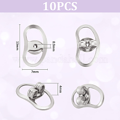 10 шт. Латунные гайки для ушей&nbsp;KK-UN0004-78P