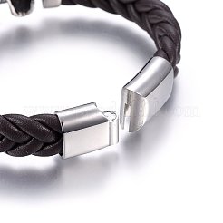 Lederband Kordel Armband & Armreif&nbsp;BJEW-G603-19