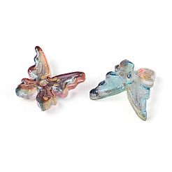 Выпечка окрашенные стеклянные бусины&nbsp;DGLA-T004-04L