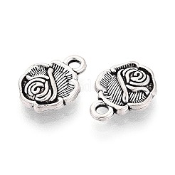 Tibetischer stil Aluminium Anhänger & Charms&nbsp;TIBE-N015-03AS