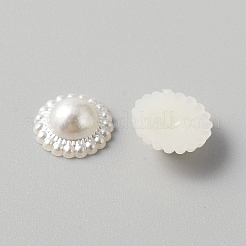 Cabochons en plastique ABS d'imitation nacre&nbsp;KY-WH0045-52B