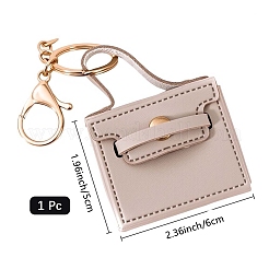 1 шт. портативная сумка-брелок из искусственной кожи&nbsp;AJEW-CL0001-06B