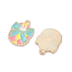 Pendentifs en alliage d'émail de pâques&nbsp;LS-ENAM-I055-01KCG-10