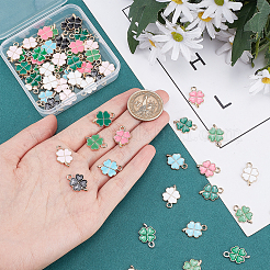 Подвески из сплава эмали 64шт 8 стиля&nbsp;ENAM-SC0003-01