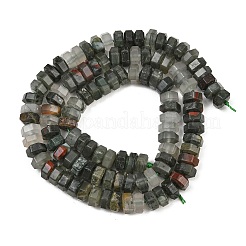 Natürliche afrikanische Heliotrop Perlen Stränge&nbsp;G-G317-A29-3X6MM