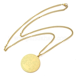 Ожерелья с подвесками из нержавеющей стали 304&nbsp;LS-NJEW-H034-04G