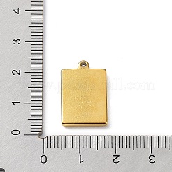 Ionenplattierung (IP) 304 Edelstahl Anhänger Strass-Einstellungen&nbsp;STAS-M323-56G