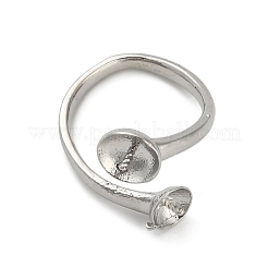 Латунные крепления колец для пальцев&nbsp;KK-L184-55P