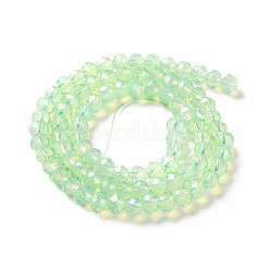 Peinture de cuisson perles de verre transparentes brins&nbsp;DGLA-A034-J6MM-D02