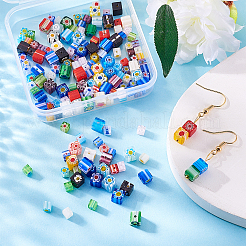 2 стили стеклянные бусины миллефиори ручной работы&nbsp;LK-CJ0001-06