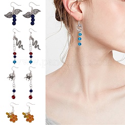 Fabricación de aretes colgantes con forma de animal diy&nbsp;DIY-SZ0007-05
