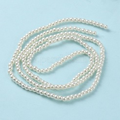 Выпечка окрашены перламутровый стекла жемчужные нити круглый шарик&nbsp;HY-Q003-4mm-02