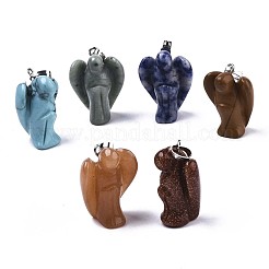 Природные и синтетические смешанные подвески драгоценных камней&nbsp;G-N0326-49