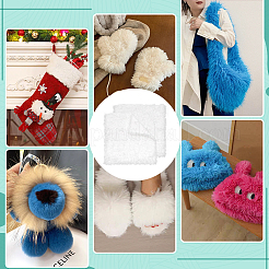 2 шт полиэстеровая плюшевая ткань&nbsp;AJEW-PH0007-53D