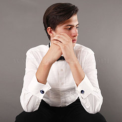 Плоские круглые латунные манжеты&nbsp;KK-PH0001-14