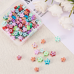 100шт бусины из полимерной глины ручной работы&nbsp;CLAY-CJ0001-53