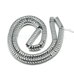 Electroplate non magnetici ematite sintetico fili di perline&nbsp;G-Q486-98J