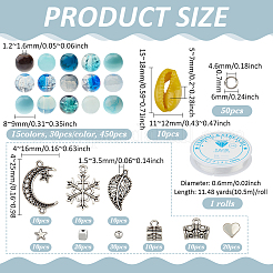 Kits de marquage de bijoux à faire soi-même&nbsp;DIY-PH0033-35