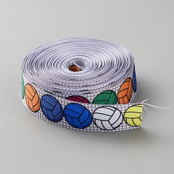 9 м полиэстеровые репсовые ленты со спортивной тематикой&nbsp;OCOR-WH20005-27C